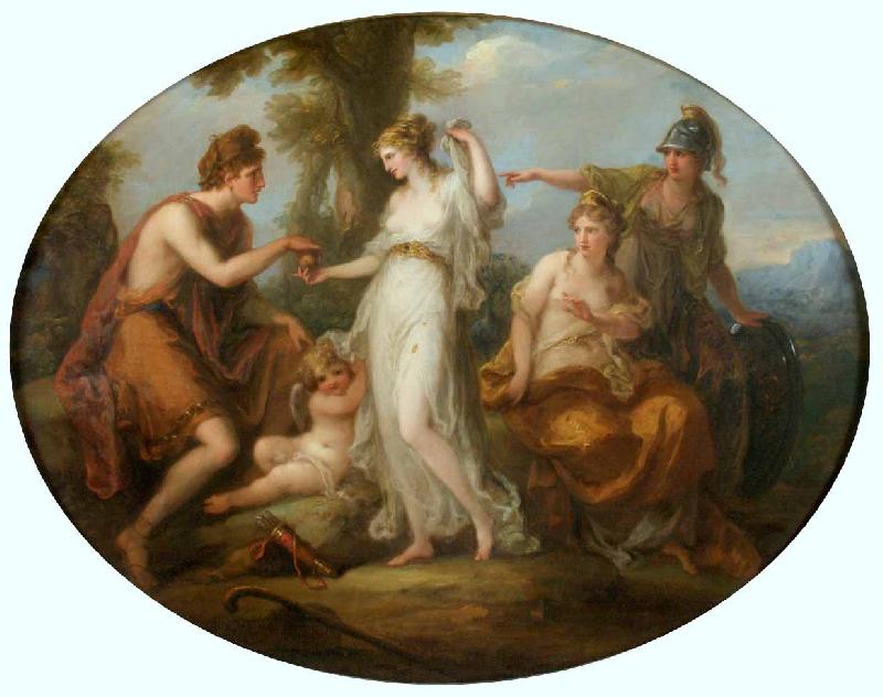 Angelica Kauffmann El juicio de Paris